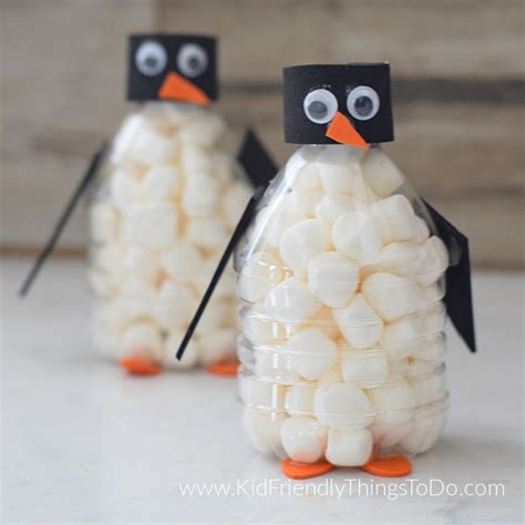 How To Make An Adorable Water Bottle Penguin Craft For Kids Kid