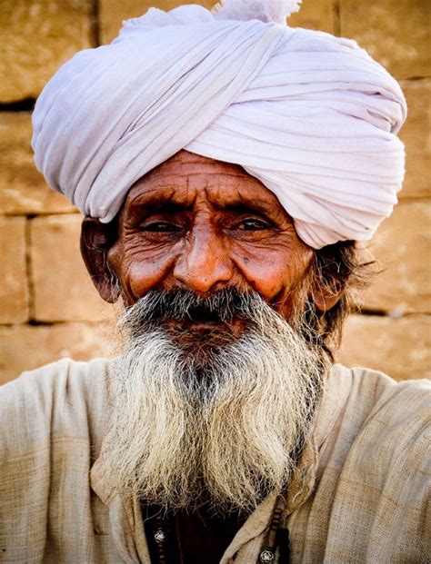 Old Man Jaisalmer Rajasthan Old Faces Character Portraits Human Face