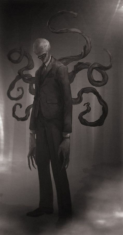 Slender By Lozanox Creepypasta Slenderman Scary Creepypasta Lovecraftian Horror