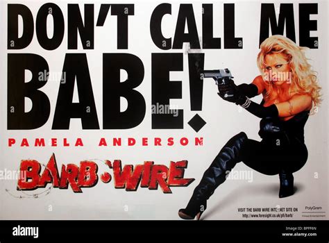 Pamela Anderson Film Poster Barb Wire 1996 Stockfotografie Alamy