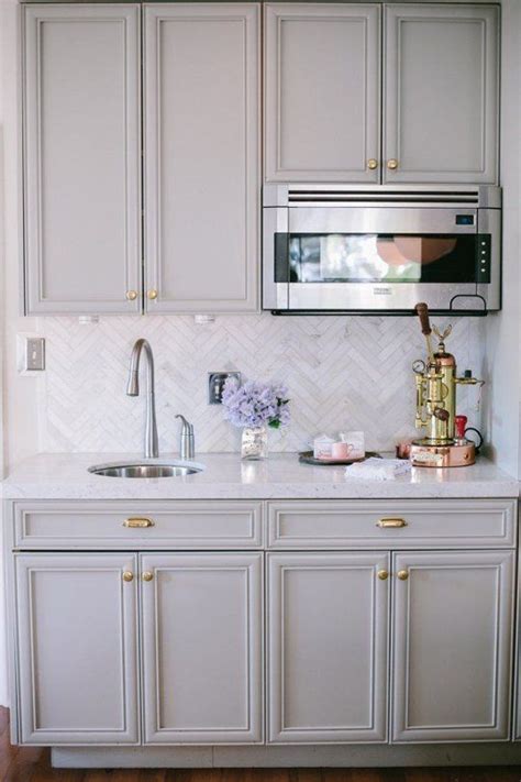 Check spelling or type a new query. Look We Love: Gray Kitchen Cabinets with Brass Hardware ...