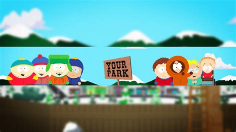 Free South Park Youtube Banner Template 5ergiveaways