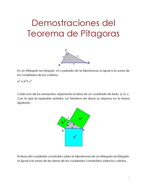 Demostraciones Del Teorema De Pitagoras By Tania Issuu