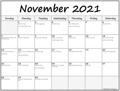Nov 2024 Calendar Printable 2024 Calendar Printable