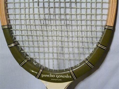 Vintage Spalding Pancho Gonzales Woodstar Tennis Racquet Wbrace Ebay