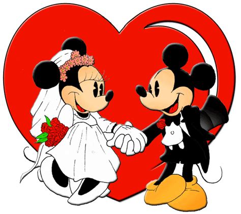 Mickey And Minnie Wedding Sweethearts Mickey Mouse E Amigos Mickey E
