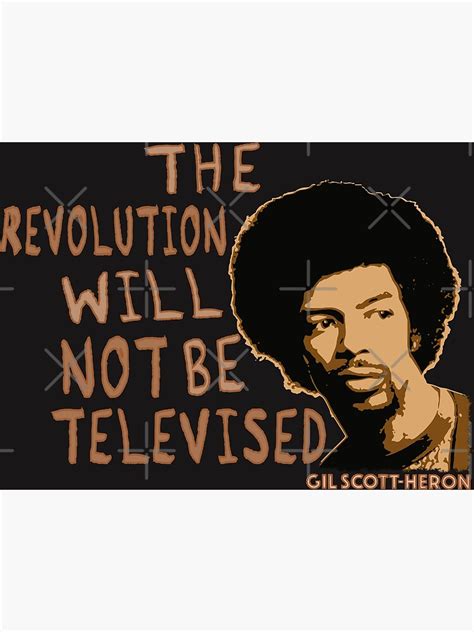 gil scott heron the revolution will not be televised poster for sale by theoralcollage