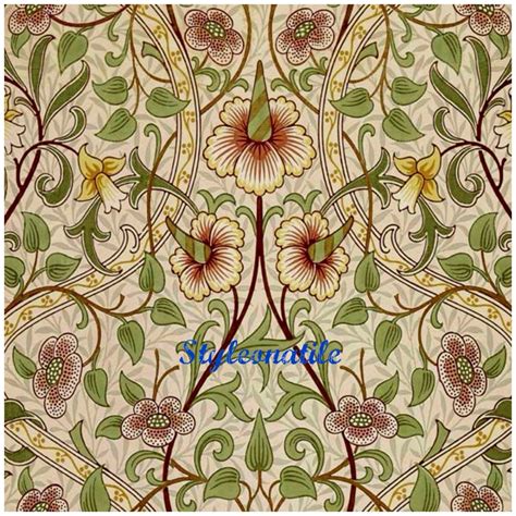 Buy Beautiful Art And Crafts William Morris Daffodil Flower Design 6