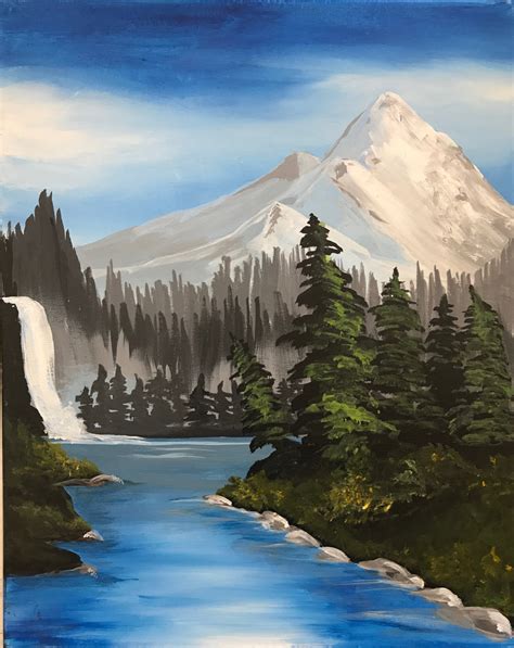 Sip And Paint Bob Ross Night Art Studio 27 Sip And Paint Private
