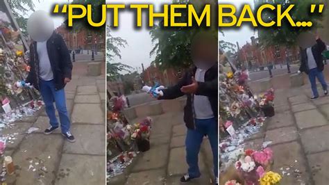 Angry Dad Captures Moment He Confronted Two Men Stealing Flowers And