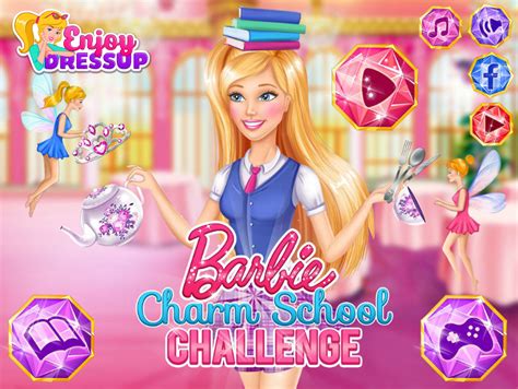 Take The Charm School Challenge And Dress Up Barbie Princess Charm