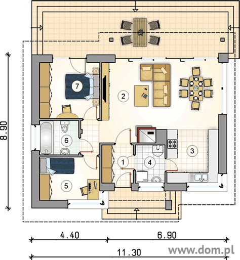 Floor Plan For 30 Square Meters