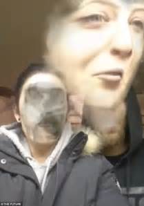 Snapchat Face Swap Filter While Vaping Creates A Hilarious Ghost In