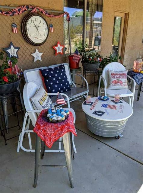 The Best 4th Of July Outdoor Decorations Porch Tour ⋆ Good Little Home
