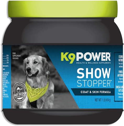 K9 Power Show Stopper Healthy Coat And Skin Supplement For Dogs