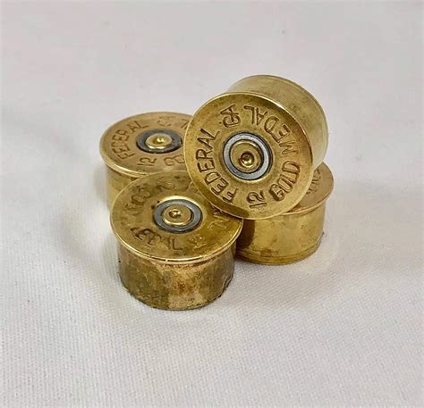 Brass Shotgun Shell Magnets Handmade