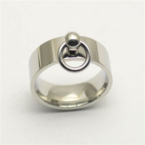 Ring Of O Stainless Steel Silver Glossy Polished Slavering Etsy