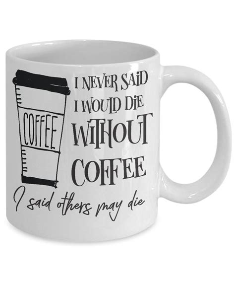 Sip from one of our many funny quotes coffee mugs, travel mugs and tea cups offered on zazzle. Funny coffee mug with sayings funny mug with sayings funny | Etsy in 2020 | Coffee lover gifts ...
