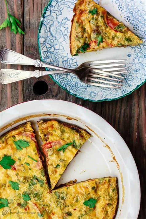 Crustless Zucchini Quiche Recipe The Mediterranean Dish