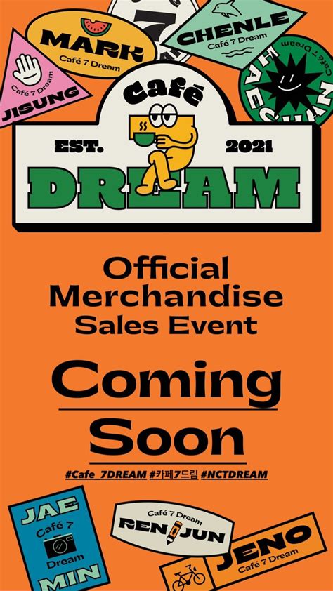 Nct Dreams Cafe 7 Dream Official Merchandise Is Coming Soon Rnct