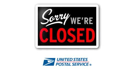 The usps follows a federal holiday structure in which post office buildings are closed and shipping services are not available. Could USPS Shut Down July 2012? - Postal Employee Network