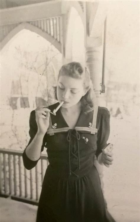 My Now 94 Year Old Grandma Smoking A Cigarette In The 1940s Roldschoolcool