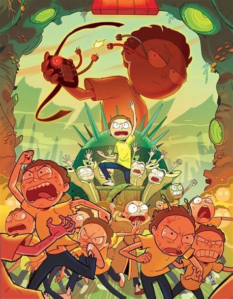 Mortys Ricky Y Morty Wubba Lubba Rick And Morty Poster Morty Smith
