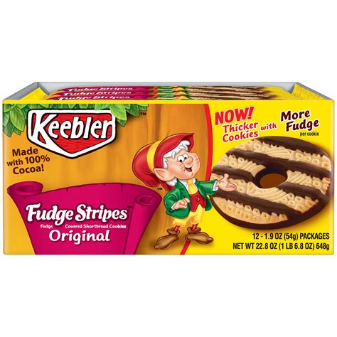 Keebler Original Fudge Stripes 19 Oz 12 Count