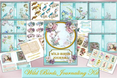 Printable Journal Kit With Free Clipart And Ephemera By The Paper