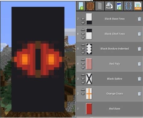Minecraft Banner Designs Discover Simple Banner Eye In 2021