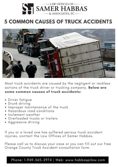 Ppt 5 Common Causes Of Truck Accidents Powerpoint Presentation Free