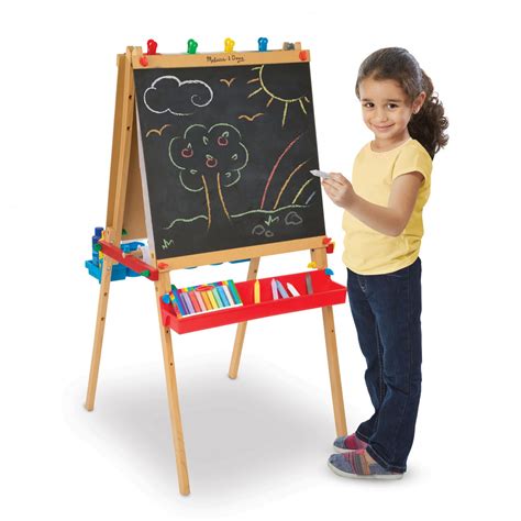 Melissa And Doug Deluxe Wooden Standing Art Easel At Toys R Us Uk
