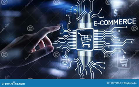 E Commerce Business Online Digital Internet Shopping Concept On Virtual