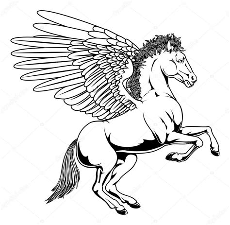 Pegasus Illustration — Stock Vector © Krisdog 22549167