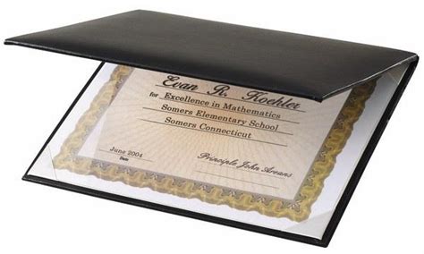 Padded Diploma Or Certificate Cover Suburban Custom Awards