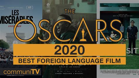 best foreign language film nominations oscars 2020 youtube