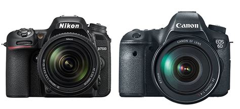 Nikon D7500 Vs Canon 6d Comparison Smashing Camera