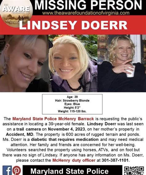 maryland state police seek assistance in locating missing garrett county woman