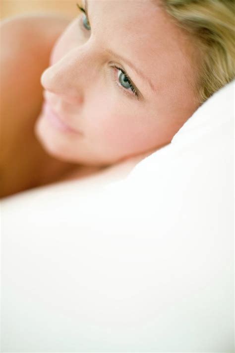 Young Woman With Head On Pillow Photograph By Ian Hootonscience Photo