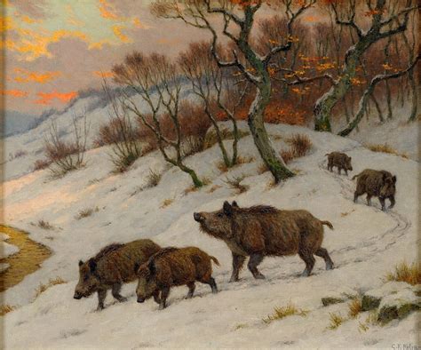 Things Of Beauty I Like To See Wild Boar Hunting Art Wildlife Paintings