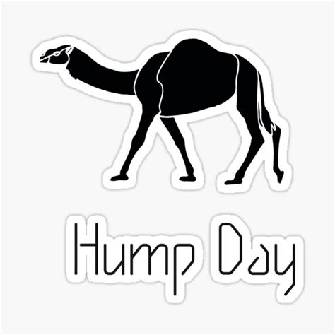 Hump Day Camel Sticker For Sale By Pencreations Redbubble
