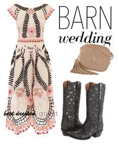 The barn was already beautiful and rustic, so we kept decorations to a. Western wedding guest attire? | Fashion & Style ...