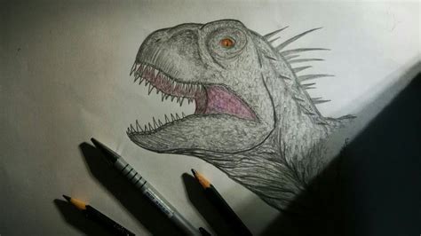 Drawing E750 Scorpius Rex Jurassic World Camp Cretaceous