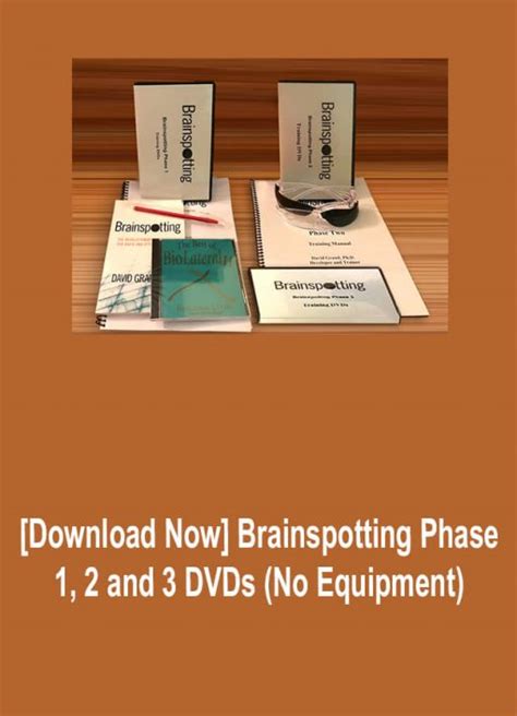 brainspotting phase 1 2 and 3 dvds no equipment trading course zone