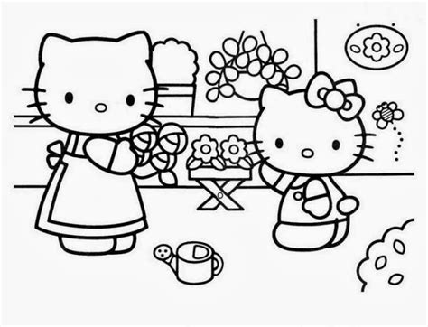 Imágenes para Colorear de Hello Kitty - Vol.2 (16 fotos) - Imagenes y