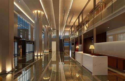 Hotel Lobby Design Night By Douglasdao On Deviantart