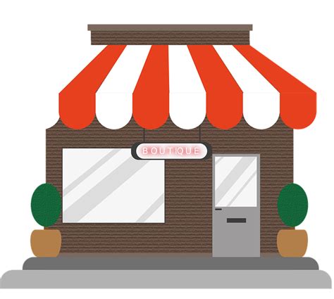 Shop Store Boutique Free Vector Graphic On Pixabay