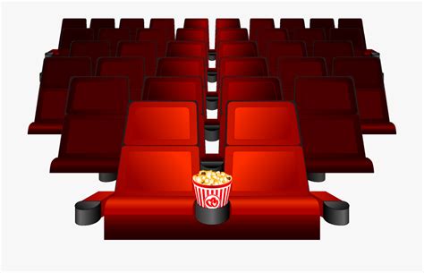 Clip Art Cinema Seat Chair Transprent Movie Seats Png Transparent