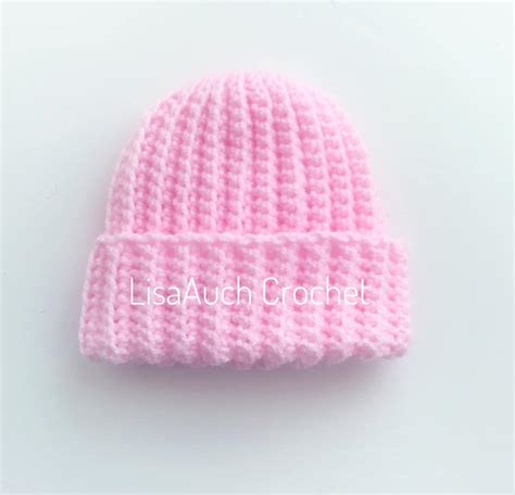 How To Crochet An Easy Baby Hat Free Pattern And Tutorial Ideal For