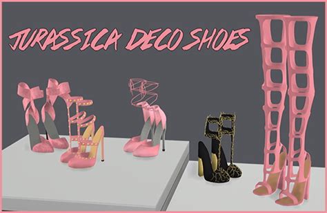 Jurassica Deco Shoes By Sympxls At Simsworkshop Sims 4 Updates